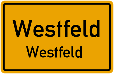 Straßenverzeichnis Westfeld Westfeld