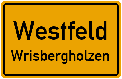 Straßenverzeichnis Westfeld Wrisbergholzen