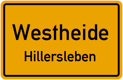 Straßenverzeichnis Westheide Hillersleben