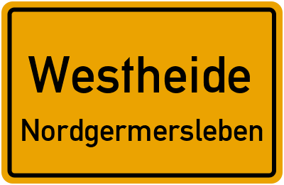 Straßenverzeichnis Westheide Nordgermersleben