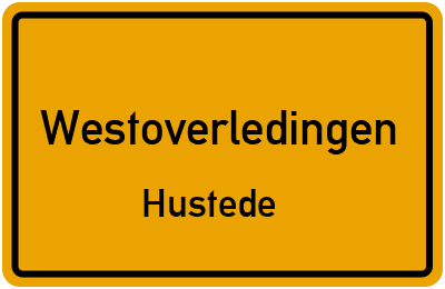 Straßenverzeichnis Westoverledingen Hustede