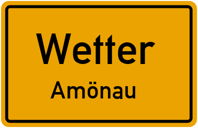 Straßenverzeichnis Wetter Amönau