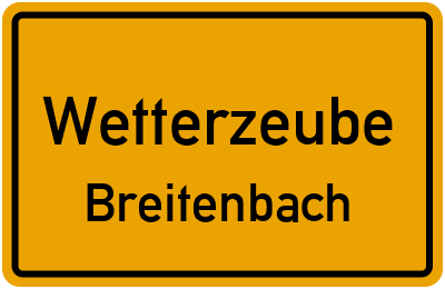 Straßenverzeichnis Wetterzeube Breitenbach