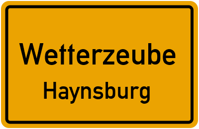Straßenverzeichnis Wetterzeube Haynsburg