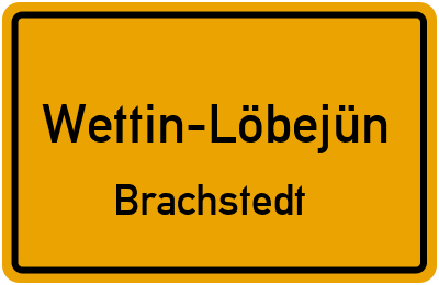 Straßenverzeichnis Wettin-Löbejün Brachstedt
