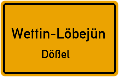Straßenverzeichnis Wettin-Löbejün Dößel