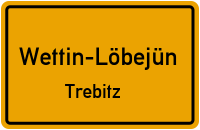 Straßenverzeichnis Wettin-Löbejün Trebitz