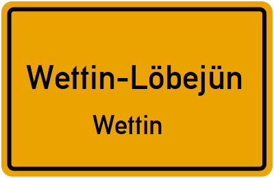 Straßenverzeichnis Wettin-Löbejün Wettin