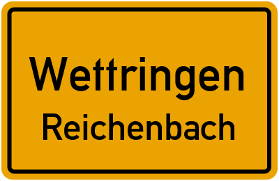 Straßenverzeichnis Wettringen Reichenbach