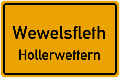 Straßenverzeichnis Wewelsfleth Hollerwettern