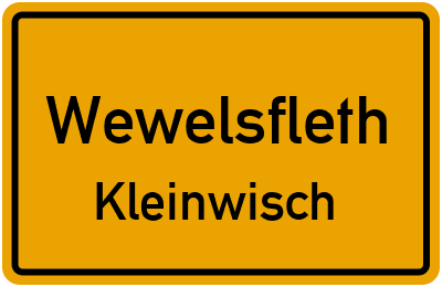 Straßenverzeichnis Wewelsfleth Kleinwisch