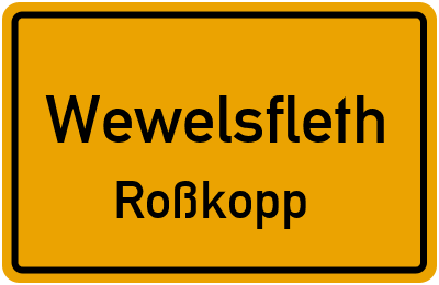 Straßenverzeichnis Wewelsfleth Roßkopp