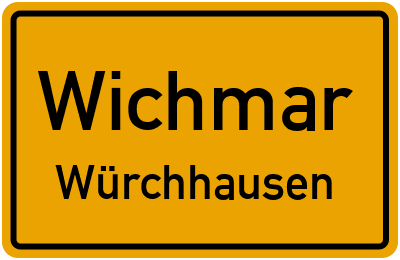 Straßenverzeichnis Wichmar Würchhausen