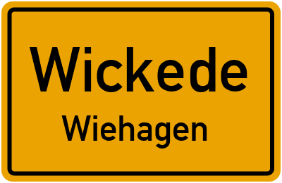 Straßenverzeichnis Wickede Wiehagen