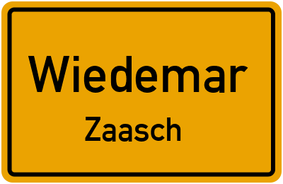 Straßenverzeichnis Wiedemar Zaasch