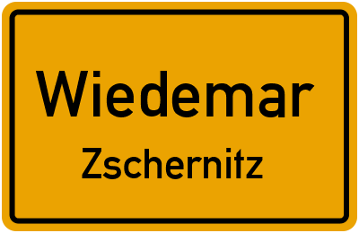 Straßenverzeichnis Wiedemar Zschernitz
