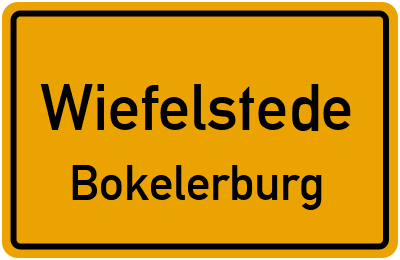 Straßenverzeichnis Wiefelstede Bokelerburg