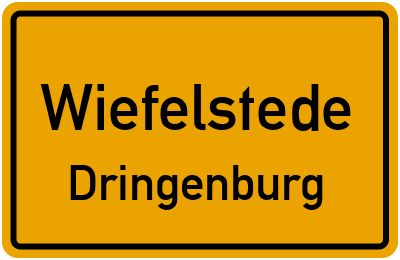 Straßenverzeichnis Wiefelstede Dringenburg