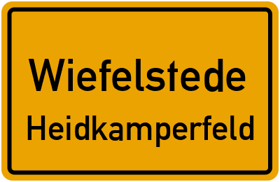 Straßenverzeichnis Wiefelstede Heidkamperfeld
