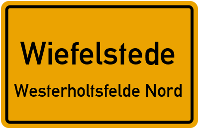 Straßenverzeichnis Wiefelstede Westerholtsfelde Nord