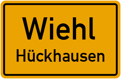 Straßenverzeichnis Wiehl Hückhausen