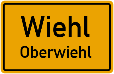 Straßenverzeichnis Wiehl Oberwiehl