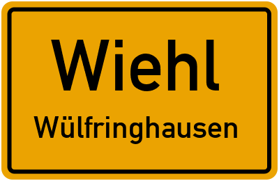 Straßenverzeichnis Wiehl Wülfringhausen