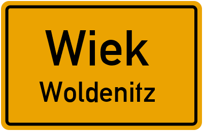 Straßenverzeichnis Wiek Woldenitz