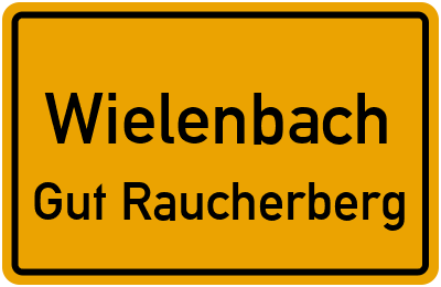Straßenverzeichnis Wielenbach Gut Raucherberg