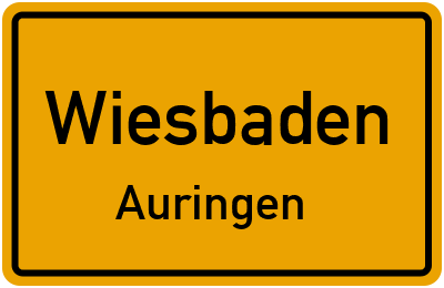 Straßenverzeichnis Wiesbaden Auringen