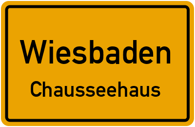 Straßenverzeichnis Wiesbaden Chausseehaus