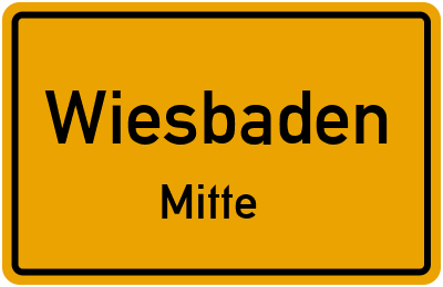 Straßenverzeichnis Wiesbaden Mitte