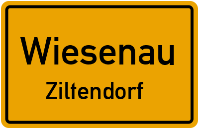 Straßenverzeichnis Wiesenau Ziltendorf