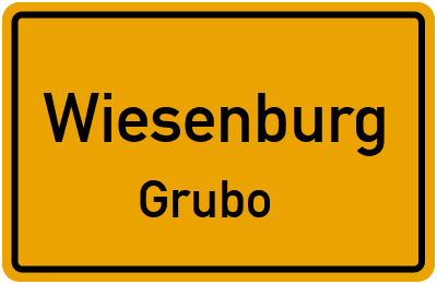 Straßenverzeichnis Wiesenburg Grubo