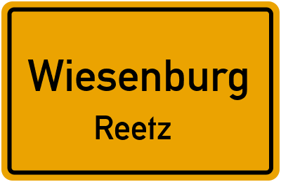 Straßenverzeichnis Wiesenburg Reetz