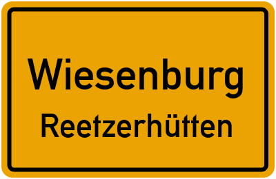 Straßenverzeichnis Wiesenburg Reetzerhütten