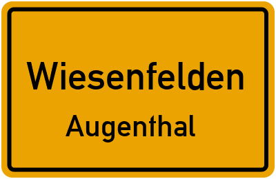 Straßenverzeichnis Wiesenfelden Augenthal