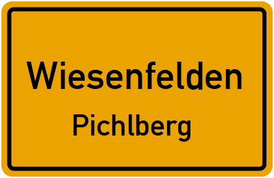 Straßenverzeichnis Wiesenfelden Pichlberg