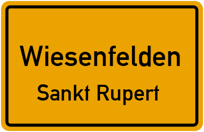 Straßenverzeichnis Wiesenfelden Sankt Rupert