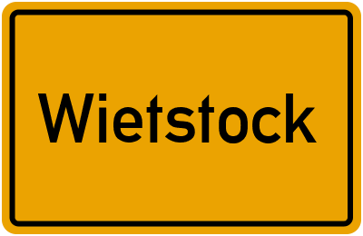 Wietstock in Mecklenburg-Vorpommern