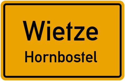 Straßenverzeichnis Wietze Hornbostel