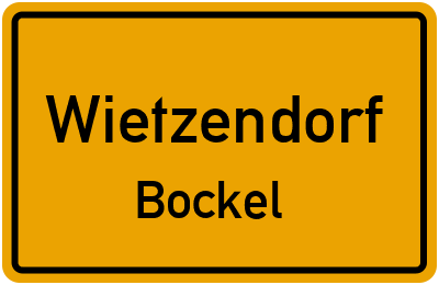 Ortsschild Wietzendorf Bockel