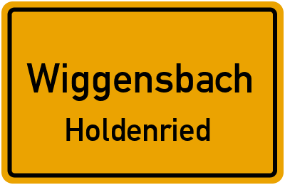 Straßenverzeichnis Wiggensbach Holdenried