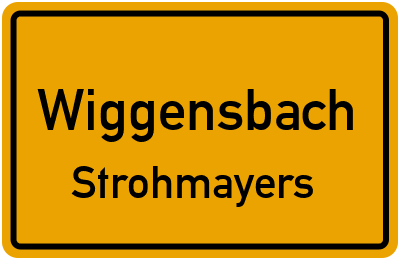 Straßenverzeichnis Wiggensbach Strohmayers