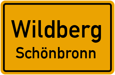 Straßenverzeichnis Wildberg Schönbronn