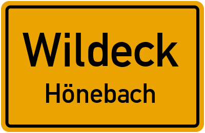 Straßenverzeichnis Wildeck Hönebach