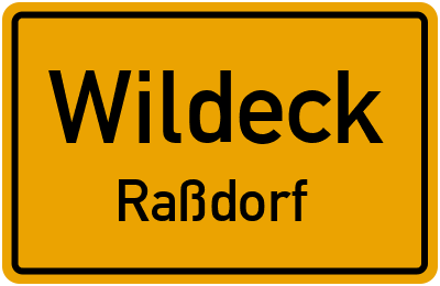 Straßenverzeichnis Wildeck Raßdorf