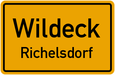Straßenverzeichnis Wildeck Richelsdorf