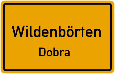 Straßenverzeichnis Wildenbörten Dobra