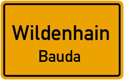 Straßenverzeichnis Wildenhain Bauda